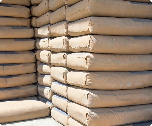 Cement and industrial materials