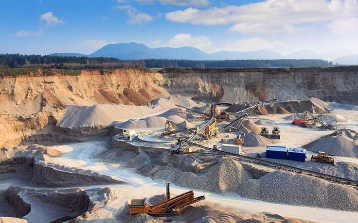 Open-pit mining operation